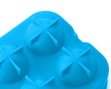 4.5cm Flexible Silicone Ice Balls Molds - Sky Blue