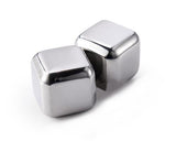 Stainless Steel Whiskey Rocks Stones Wine Beer Chillers - 6 Pcs