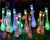6 Meter Solar Powered Colorful LED String Lights for Outdoor