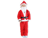 Child Boys Christmas Santa Claus Costume Suit Set