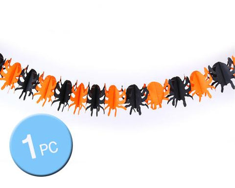 Halloween Theme Party Props Decoration Pennant Banner - Spider