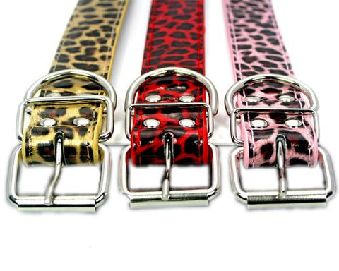 Leopard Series Handmade Pet Dog Collar