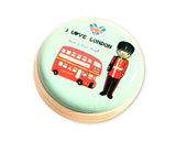 London Soldier Round Metal Coin Pouch