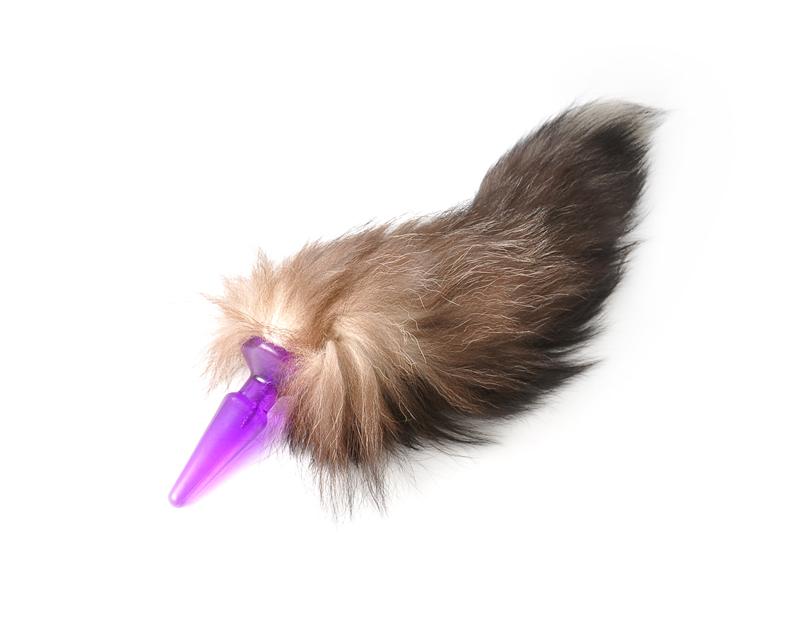 Adult Sex Toy Cosplay Unisex Wild Fox Tail Anal Butt Plug