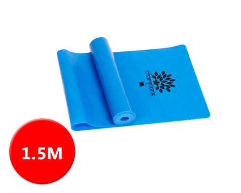 1.5M Multi Gym Sports Equipment Latex Yoga Belt Stretch - Blue