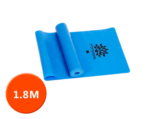 1.8M Men Multi Gym Sports Equipment Latex Yoga Belt Stretch - Blue