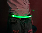 LED Jogging Waist Belt - Green
