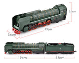 DS. DISTINCTIVE STYLE 1:87 Alloy Steam Locomotive Traction Engine Trains Toy Model with Music Light