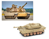 1:48 Alloy Diecast United States M1 ABRAMS Main Battle Tank Toy Model