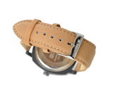 CURREN Fashion Analog Brown PU Leather Men Wrist Watch