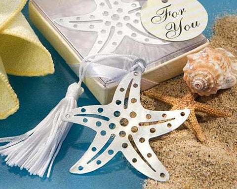 Starfish Wedding Favors Bookmark